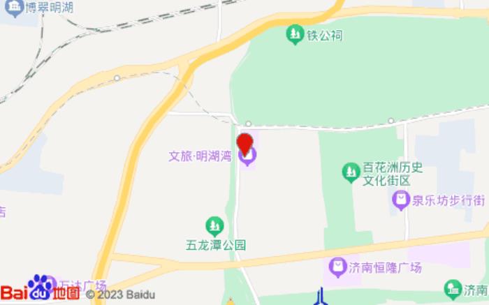 維也納酒店(濟(jì)南泉城路大明湖店)位置圖